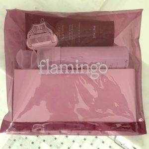 Never opened flamingo shaving kit withbody lotion